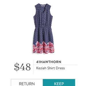 41 Hawthorn Keziah shirt dress. Brand New!
